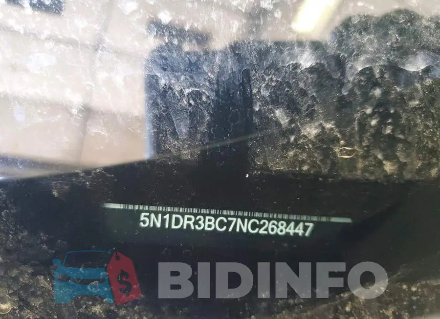 5N1DR3BC7NC268447 Photo# 14