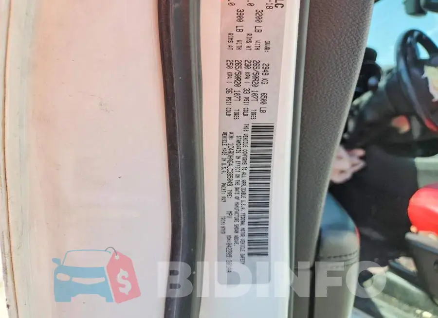 1C4RDHAG4JC385049 Photo# 12