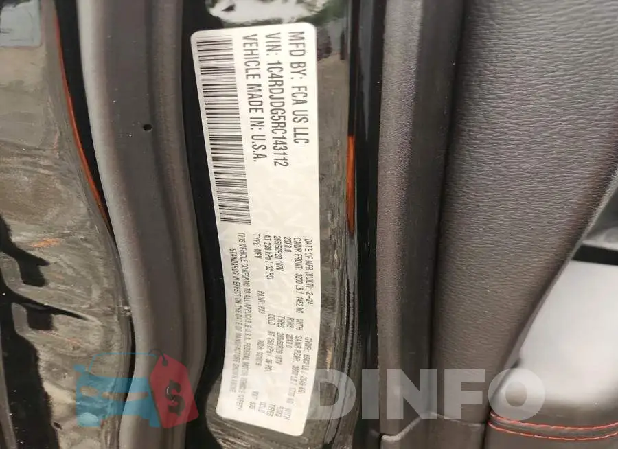 1C4RDJDG5RC143112 Photo# 13