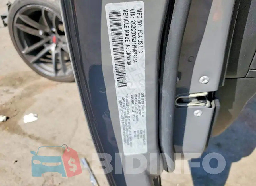 2C3CDXGJ1PH629284 Photo# 13