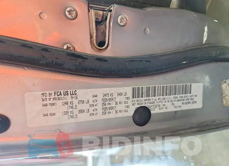3C4PDCBG2HT536705 Photo# 12