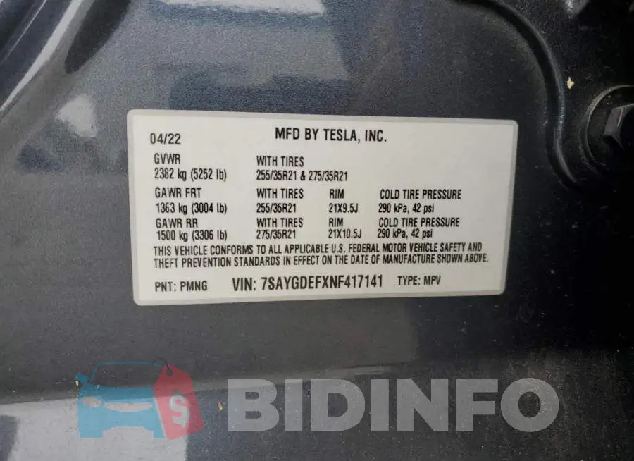 7SAYGDEFXNF417141 Photo# 14