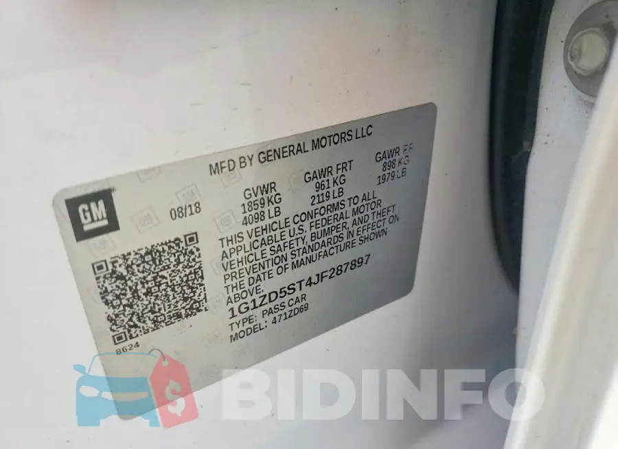 1G1ZD5ST4JF287897 Photo# 13