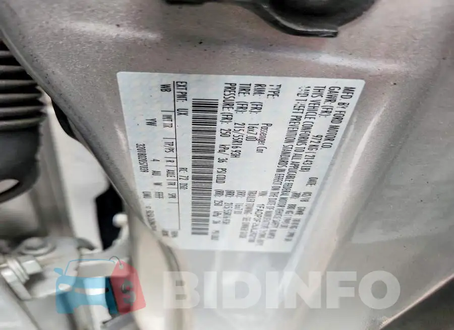 1FADP3F25JL262190 Photo# 12