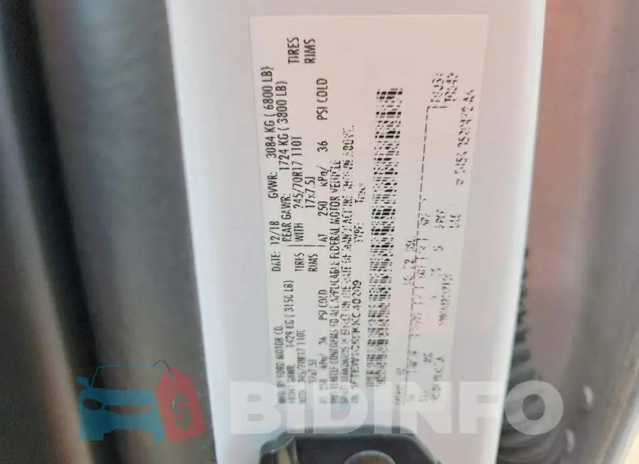 1FTEW1C56KKC40209 Photo# 12