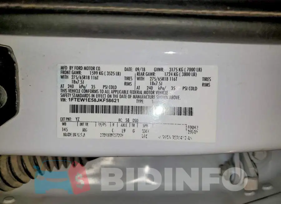 1FTEW1E58JKF58621 Photo# 12