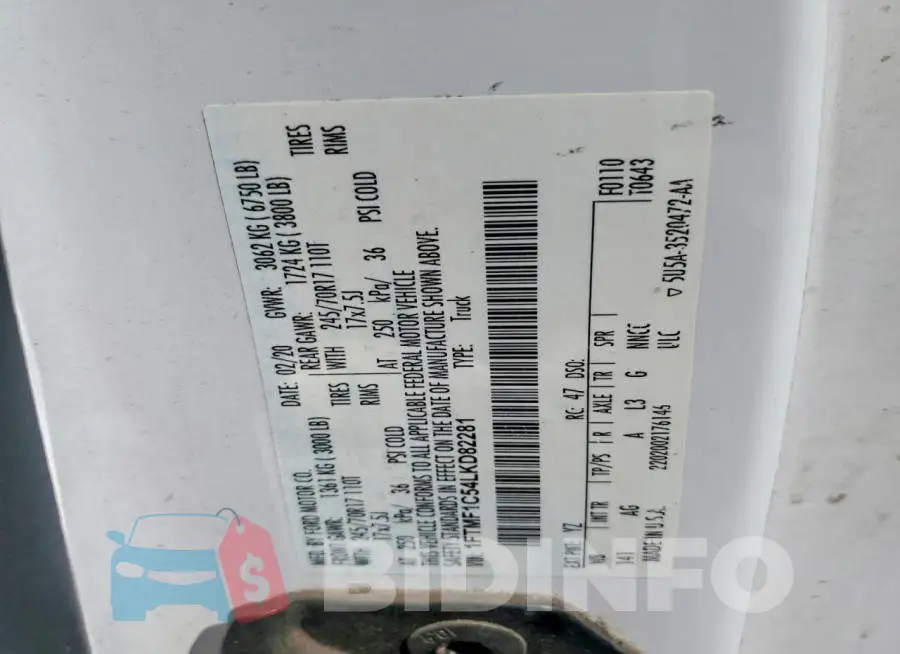 1FTMF1C54LKD82281 Photo# 12