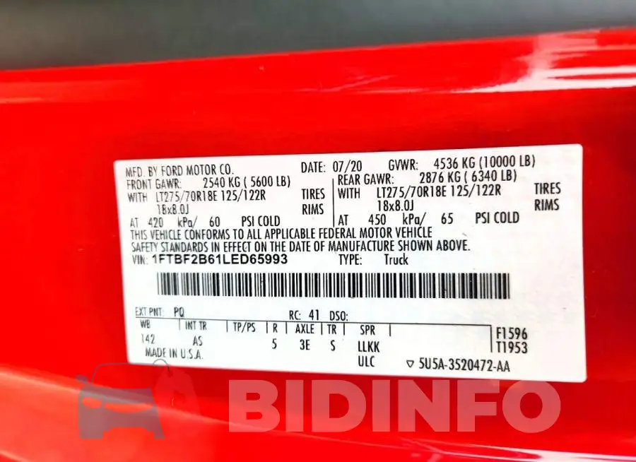 1FTBF2B61LED65993 Photo# 12
