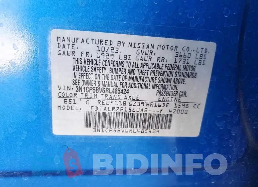 3N1CP5BV6RL485424 Photo# 14
