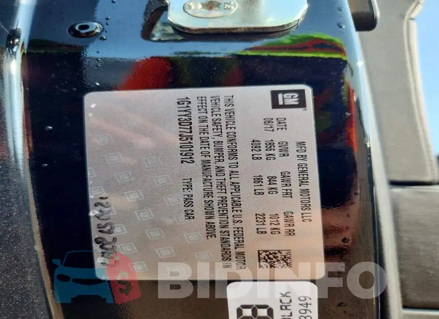 1G1YY3D77J5101912 Photo# 13