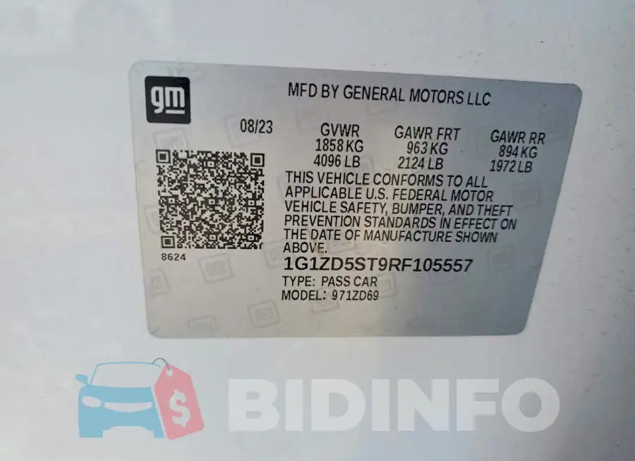 1G1ZD5ST9RF105557 Photo# 12