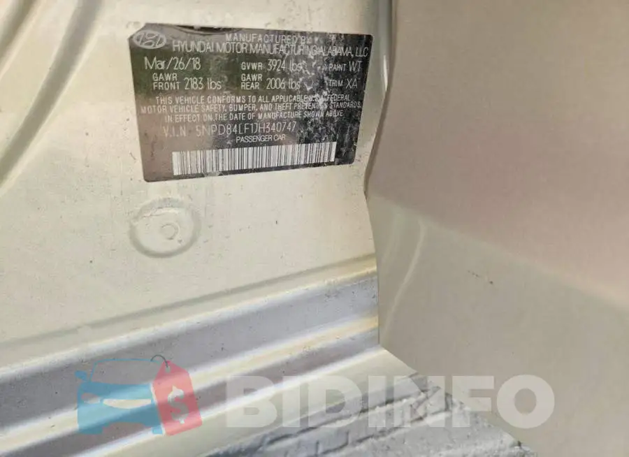 5NPD84LF1JH340747 Photo# 12
