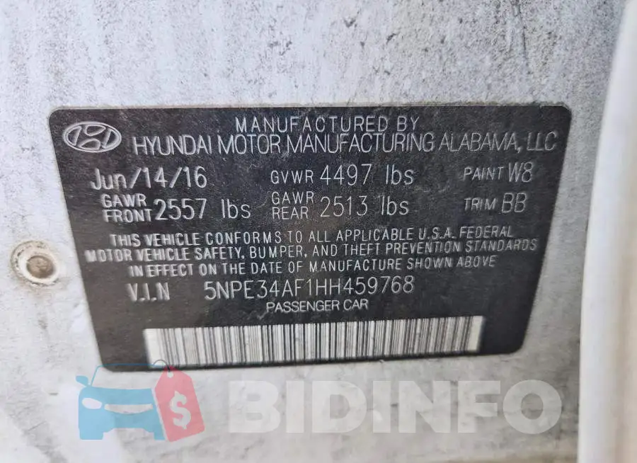 5NPE34AF1HH459768 Photo# 12