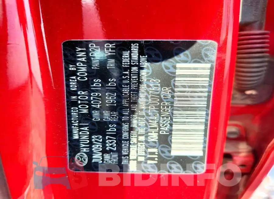 KMHLM4AJ7PU077513 Photo# 12