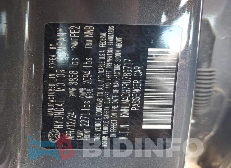 KMHLM4DG7RU789717 Photo# 12