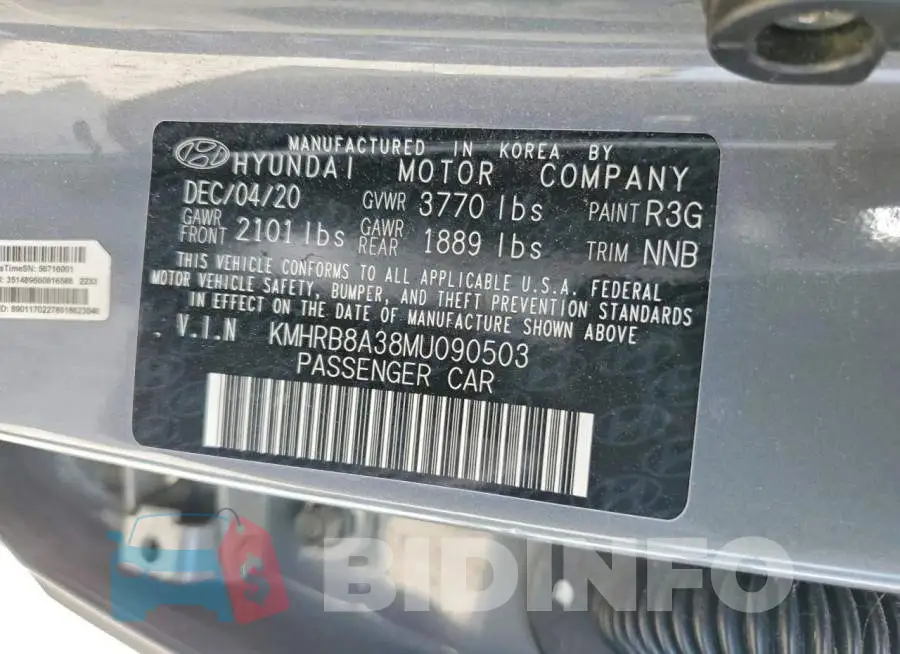 KMHRB8A38MU090503 Photo# 13