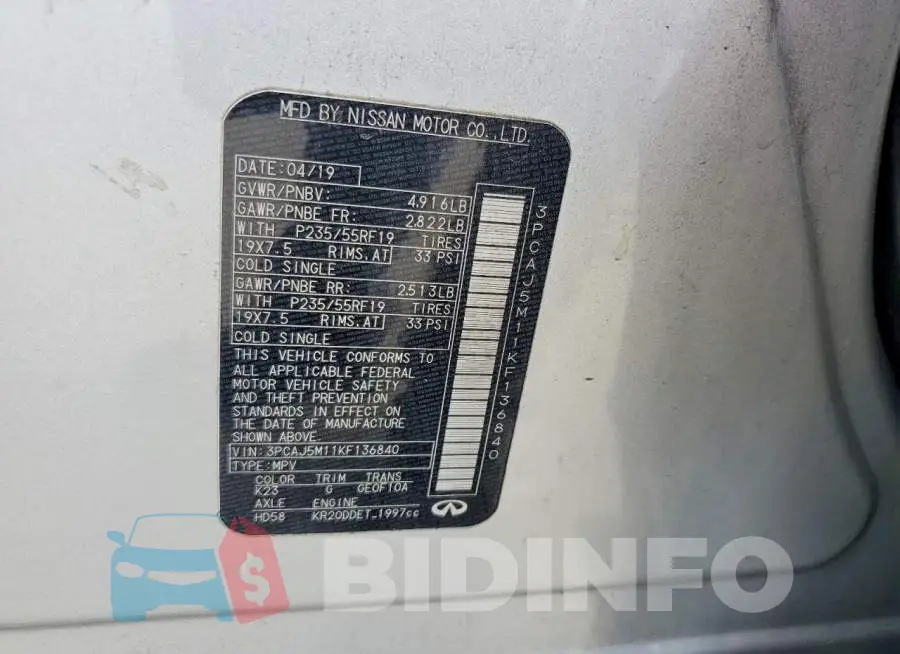 3PCAJ5M11KF136840 Photo# 12