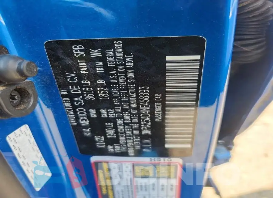 3KPA25AD4NE458393 Photo# 12