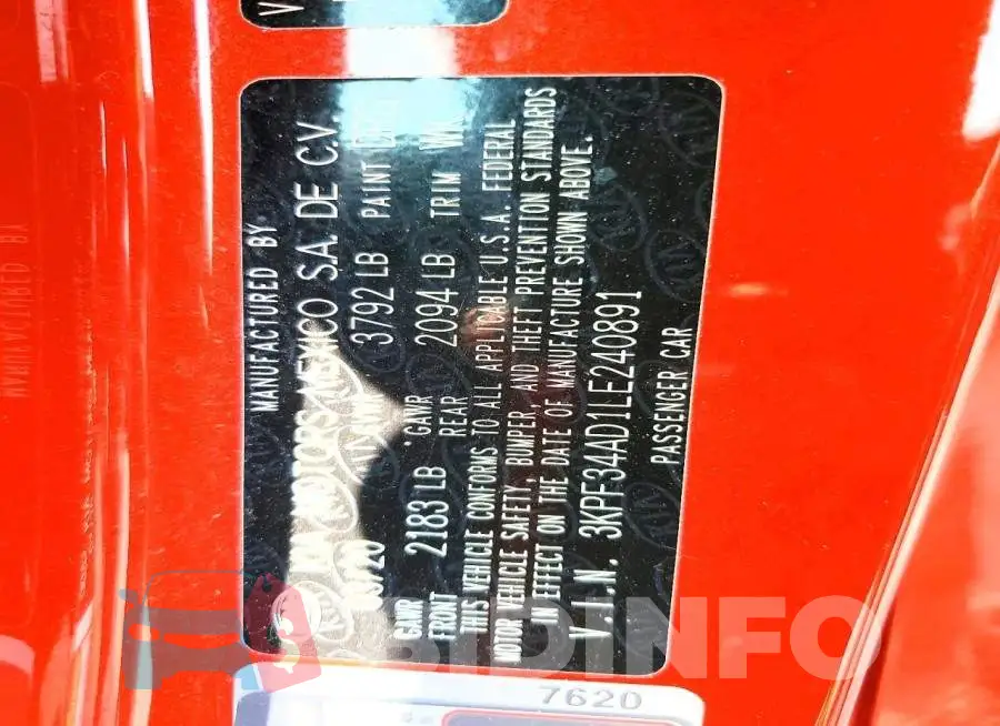 3KPF34AD1LE240891 Photo# 12