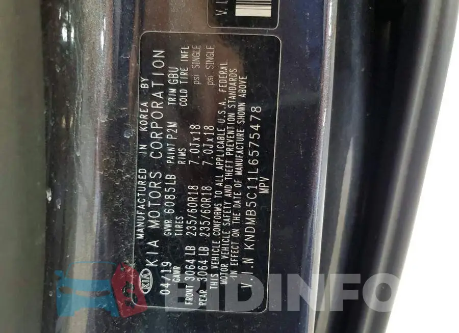 KNDMB5C11L6575478 Photo# 13