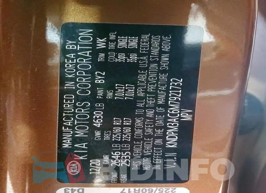 KNDPM3AC6M7921732 Photo# 12
