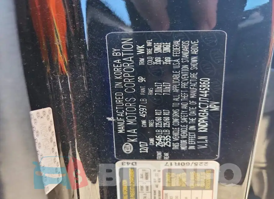 KNDPM3AC7J7445860 Photo# 14
