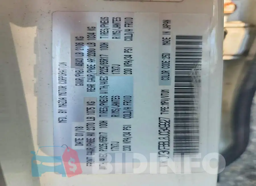 JM3KFBBL8J0349927 Photo# 13