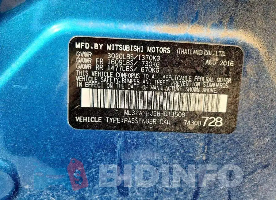 ML32A3HJ5HH013508 Photo# 12