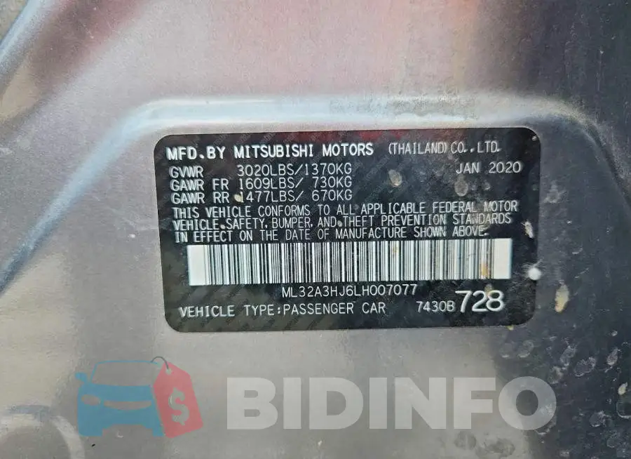 ML32A3HJ6LH007077 Photo# 12
