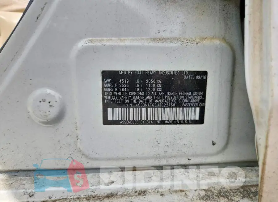 4S3BNAF68H3022768 Photo# 12