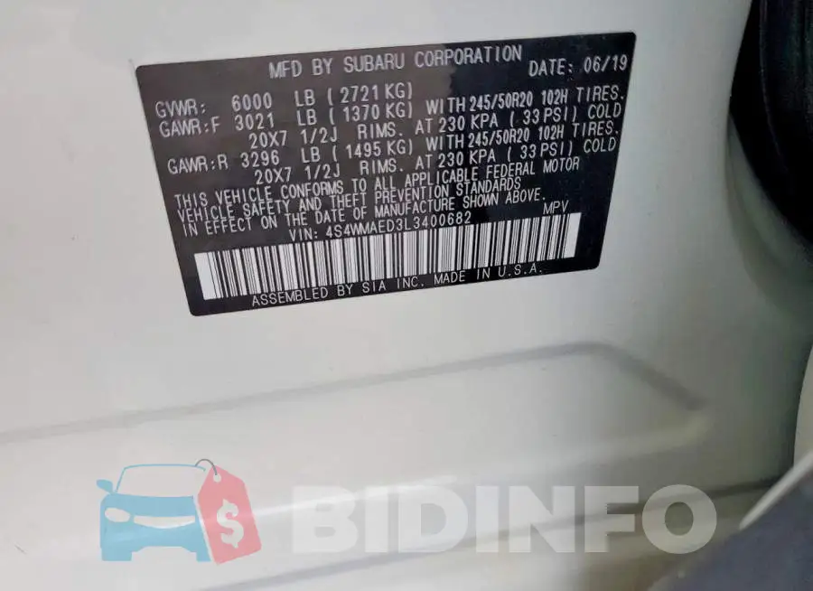 4S4WMAED3L3400682 Photo# 13