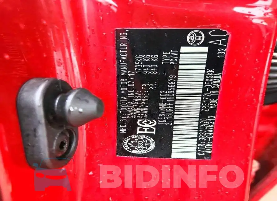 2T1BURHE1HC956879 Photo# 12