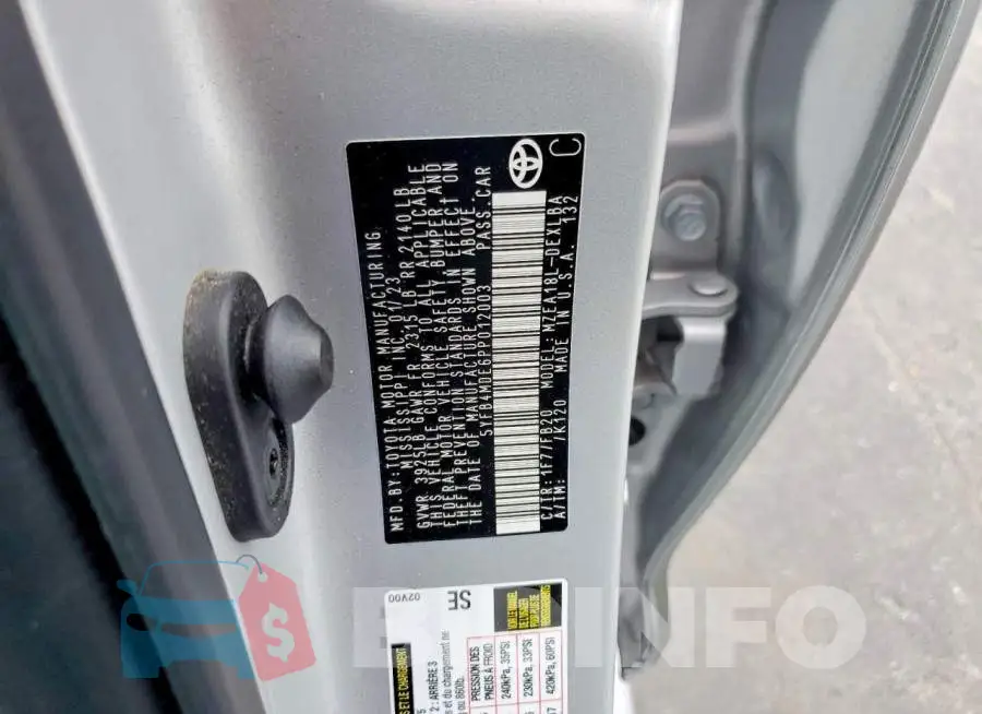 5YFB4MDE6PP012003 Photo# 12