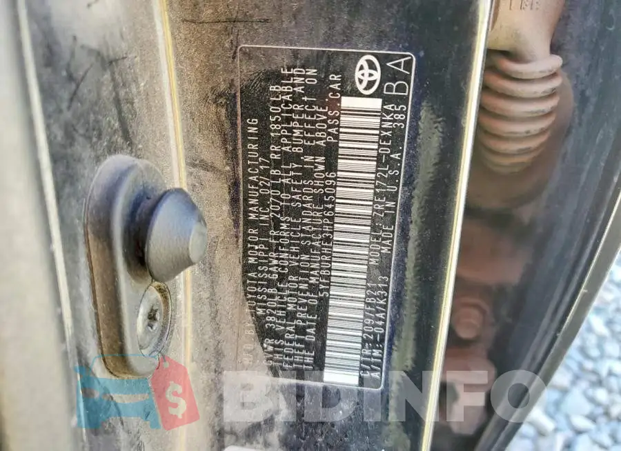 5YFBURHE3HP645096 Photo# 12