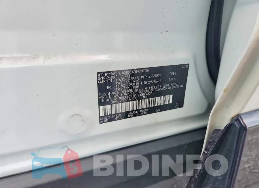 JTMEB3FV8SD241773 Photo# 13