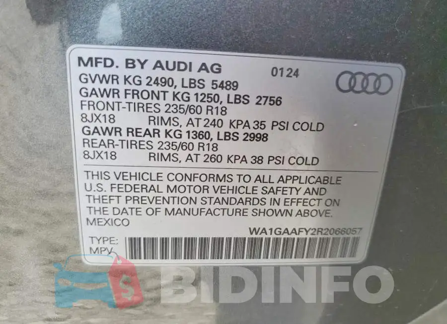 WA1GAAFY2R2066057 Photo# 13
