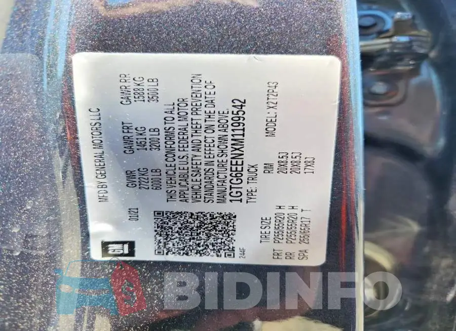1GTG6EENXM1199542 Photo# 12