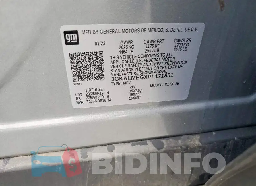 3GKALMEGXPL171851 Photo# 13