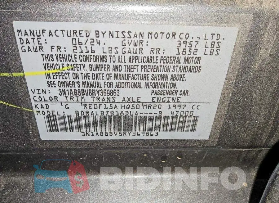 3N1AB8BV8RY369863 Photo# 12