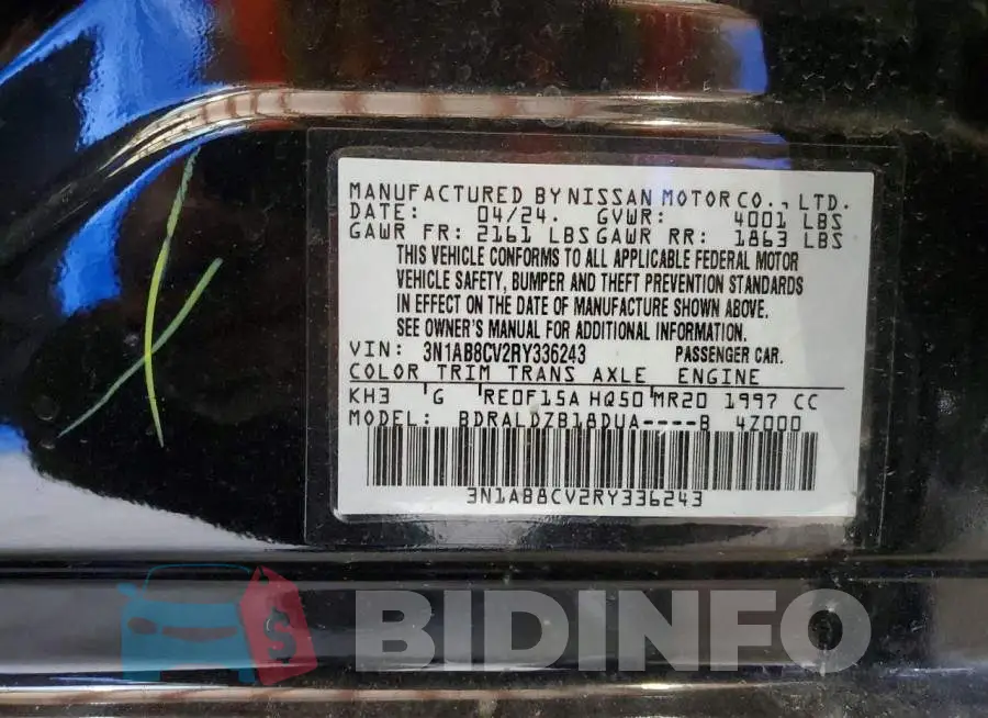 3N1AB8CV2RY336243 Photo# 12