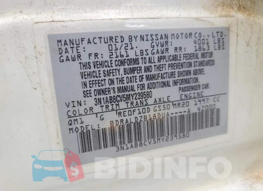 3N1AB8CV5MY239580 Photo# 13