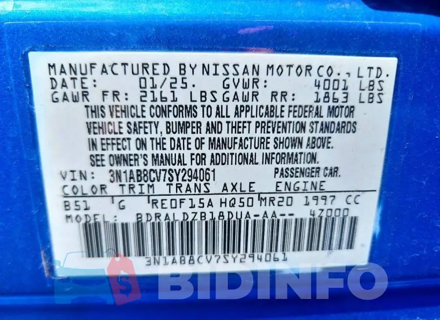 3N1AB8CV7SY294061 Photo# 12