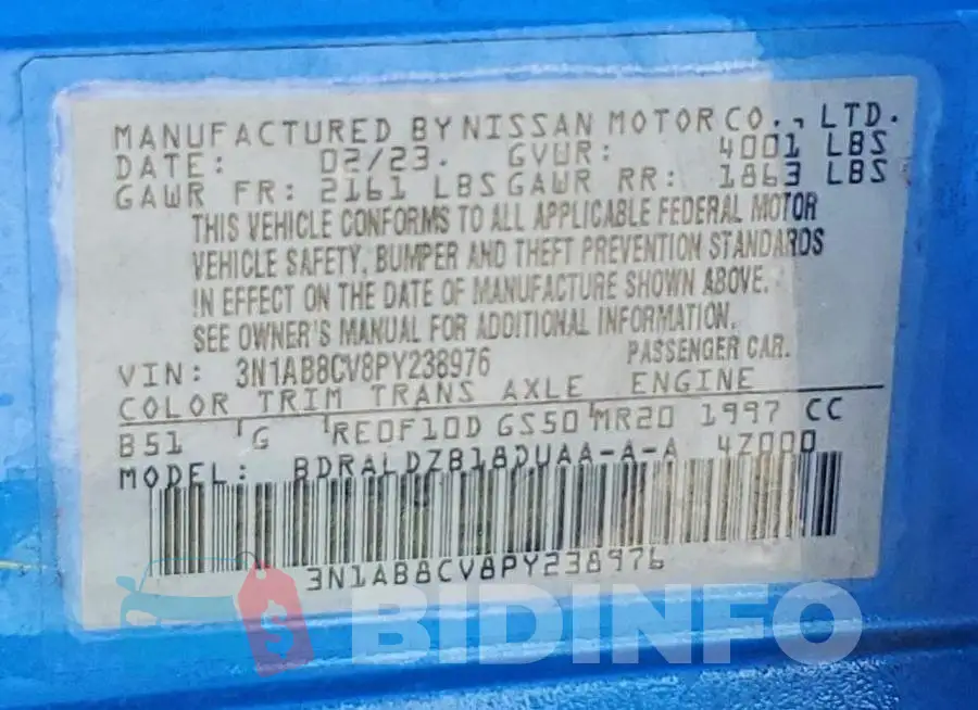 3N1AB8CV8PY238976 Photo# 13