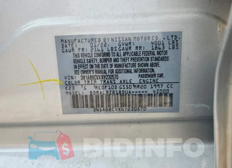 3N1AB8CVXNY230570 Photo# 12