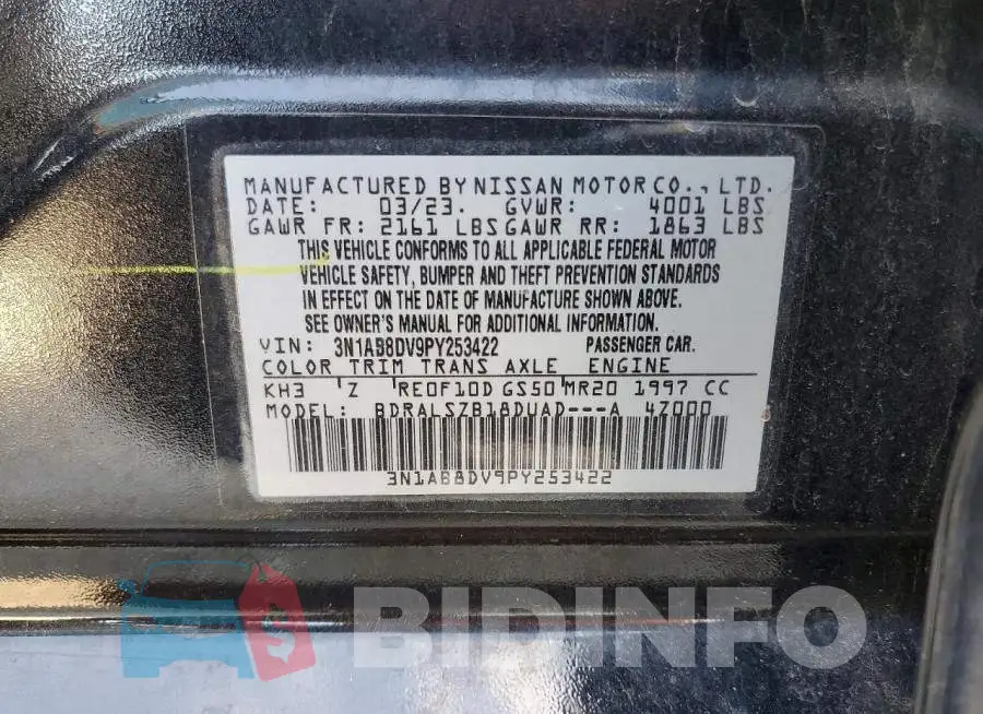 3N1AB8DV9PY253422 Photo# 12