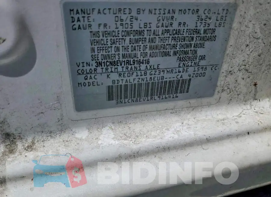 3N1CN8EV1RL916416 Photo# 12