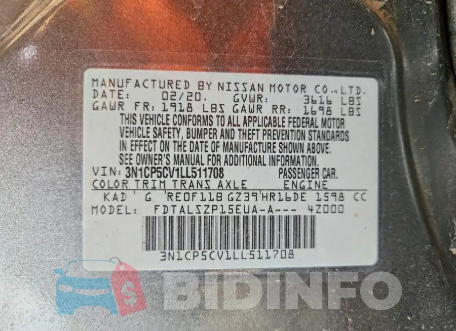 3N1CP5CV1LL511708 Photo# 12