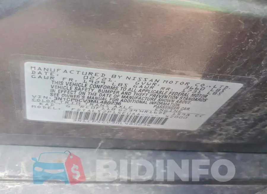 3N1CP5CV3ML480236 Photo# 13