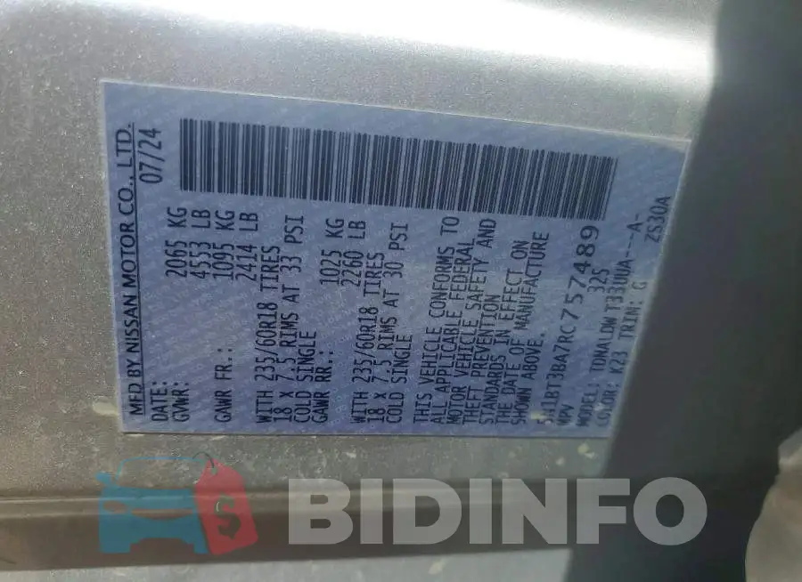 5N1BT3BA7RC757489 Photo# 13