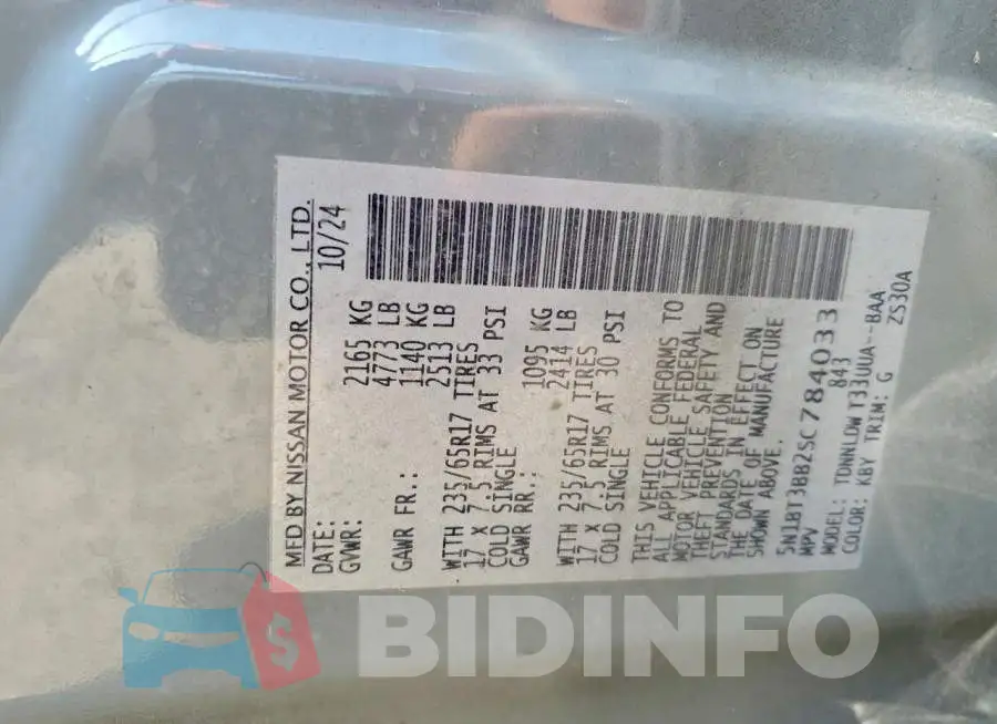 5N1BT3BB2SC784033 Photo# 13